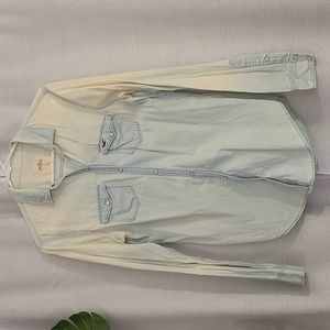 Hollister faded chambray shirt